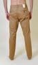 Mens Camel Cotton Turn Up Chinos